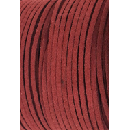 Suede Imitatie 3mm Bordeaux